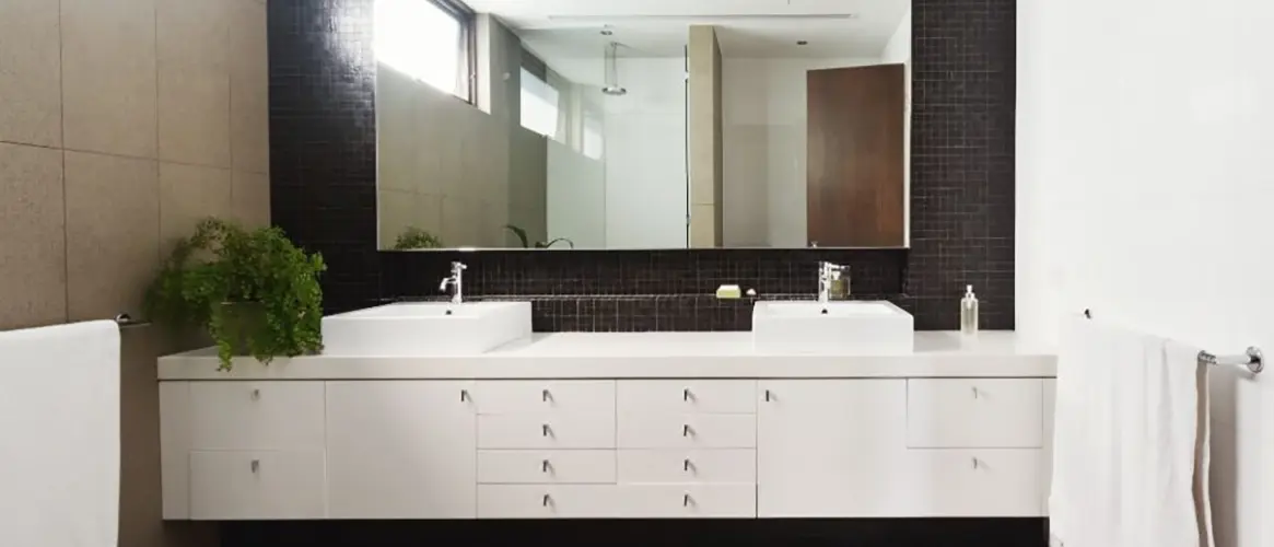types of bathroom vanities include wall mounted